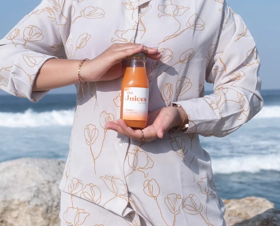 Ori Juice branding